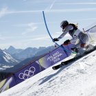 Carla Mijares, a l’eslàlom femení dels Jocs Olímpics de Cortina.