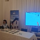 L'estand promocional d'Andorra a la Sessió d’hivern de l’Assemblea Parlamentària de l’OSCE.