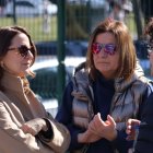 La cònsol major d'Escaldes-Engordany, Rosa Gili, i la ministra d'Afers Socials, Trini Marín.