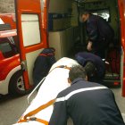 Trasllat del cos d'una de les víctimes del crim de dos andorrans al Roc de Caldes per part d'un xinès que es va suïcidar