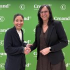 Marianela Vila, presidenta de l’Unicef Andorra i Núria Roca, directora de Comunicació Corporativa, Màrqueting i Nous Canals de Creand Crèdit Andorrà.