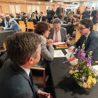 El ministre portaveu del Govern d'Andorra, Guillem Casal al Saló Internacional de l'Agricultura de París.