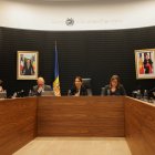 Un moment durant el consell del comú d'aquesta tarda.