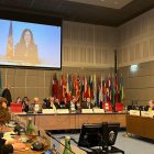 La ministra d'Afers Exteriors, Imma Tor, en la compareixença telemàtica a l'OSCE.