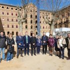 Visita d’obres, el 20 de febrer.