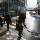 Una treballadora al Pas.