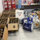 Tabac i alcohol comissats en una operació.