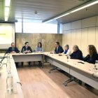 El ministre de Medi Ambient, Guillem Casal, amb exministres de la mateixa cartera a la trobada