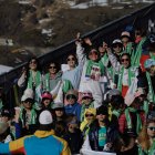 Ambient a la graderia de la pista Àliga durant la Copa del Món