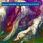 Mapa de meteo d'avui.