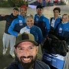 La delegació, a Bakú.