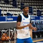 Sir’ Jabari Rice, entrenant al Pavelló Toni Martí.