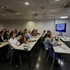 Els professionals durant el curs de col·laboració publicoprivada.