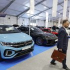 Cotxes a la Fira d’Andorra la Vella.