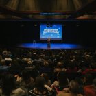 L’artista Rocío Raval en l’espectacle d’ahir.