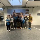 L’equip, a Frankfurt.