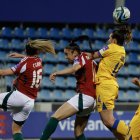 Duel anterior de la selecció femenina.