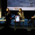 Un moment de la xerrada ‘El català al món dels negocis’.