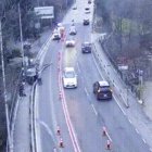 Accident amb ferits al túnel de Sant Antoni a la CG-3