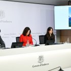 Els ministres durant la presentació.