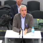 Joan Pau Miquel declarant a l’Audiència Nacional, ahir al matí.
