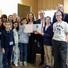 Alguns dels joves científics premiats.