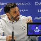 El tècnic Eder Sarabia, en el seu comiat a la banqueta tricolor.