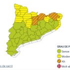 Alerta taronja al nord est de Catalunya per forts vents diumenge.