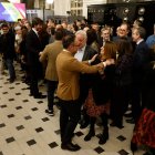 El cap de Govern, Xavier Espot, i la cònsol major d'Escaldes-Engordany, Rosa Gili, a l'acte del Dia de la Constitució.