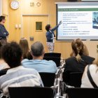 Una sessió informativa anterior de la Universitat d'Andorra.