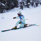 Lucas Pagès a la Copa del Món de telemark de Bardonecchia.