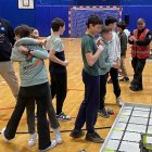 Participants a la 3a edició del European Open Andorra de robòtica.