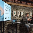 Conferència de Climent Miró i Pau Gonzàlez durant les primeres Jornades d'Història de Canillo.