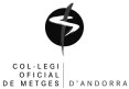 colegi oficial de METGES andorra.logo  blanc i negre