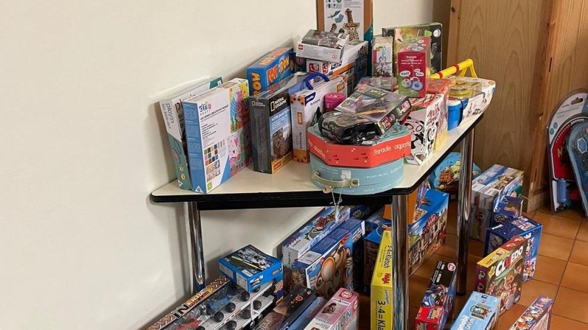 Joguines donades per a Càritas