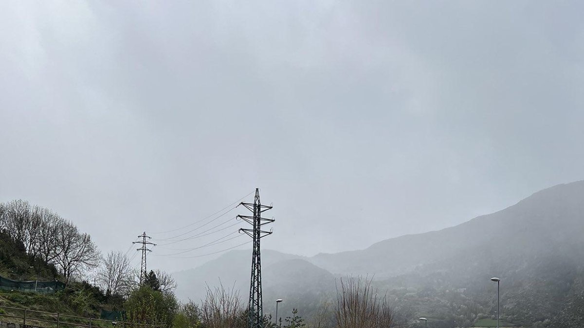 Rotonda del mig del nou vial d'Encamp