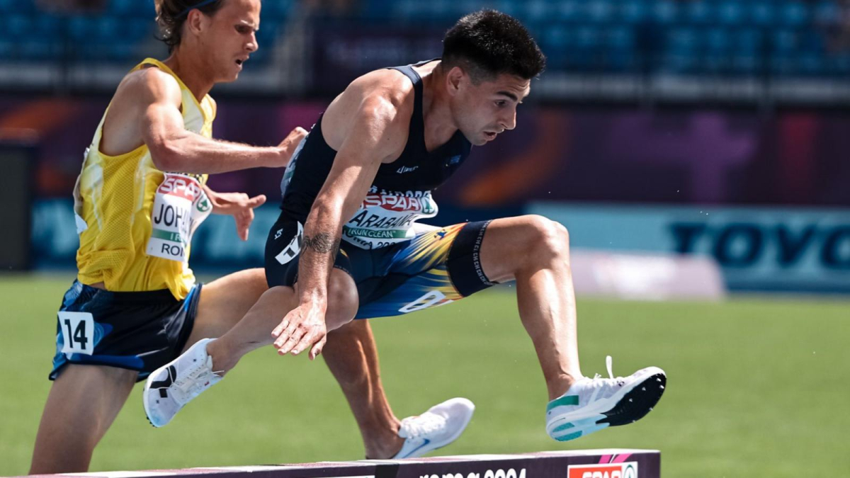 Nahuel Carabaña, durant la sèrie de l'Europeu