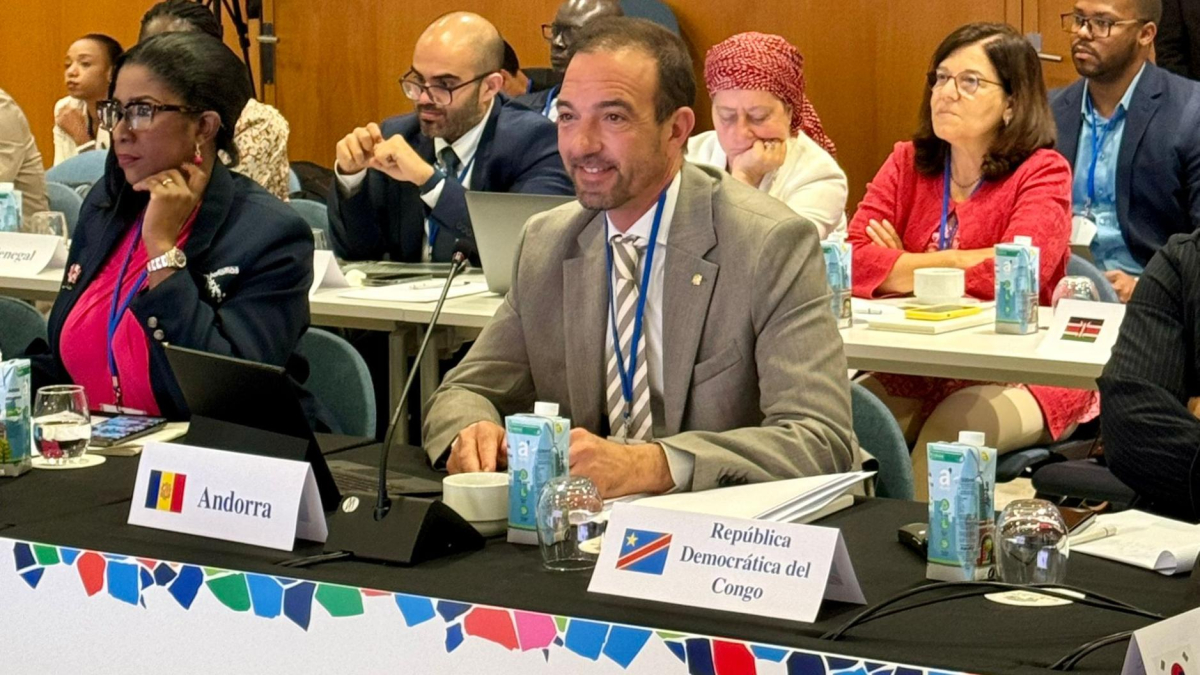 El ministre de Turisme, Jordi Torres, al consell executiu de l'ONU