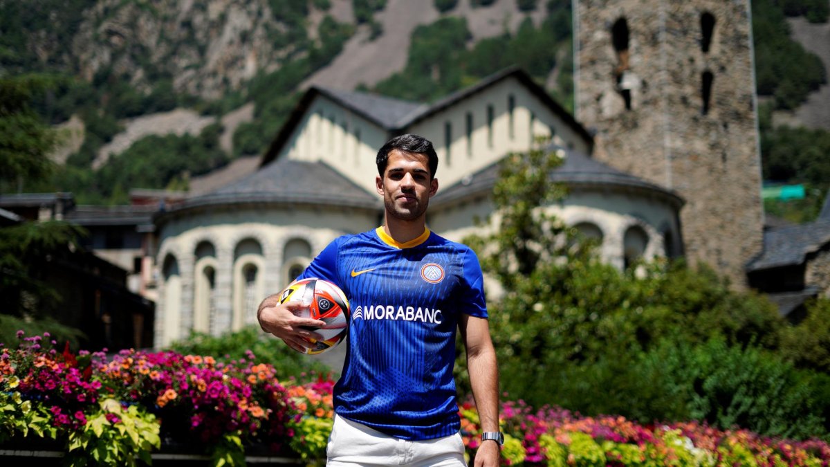 Alberto Solís, nou fitxatge de l’FC Andorra.