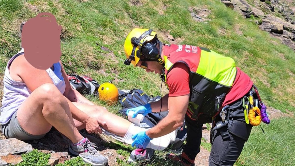 Rescat de dos esxcursionistes al Bony de la Pica a Andorra la Vella
