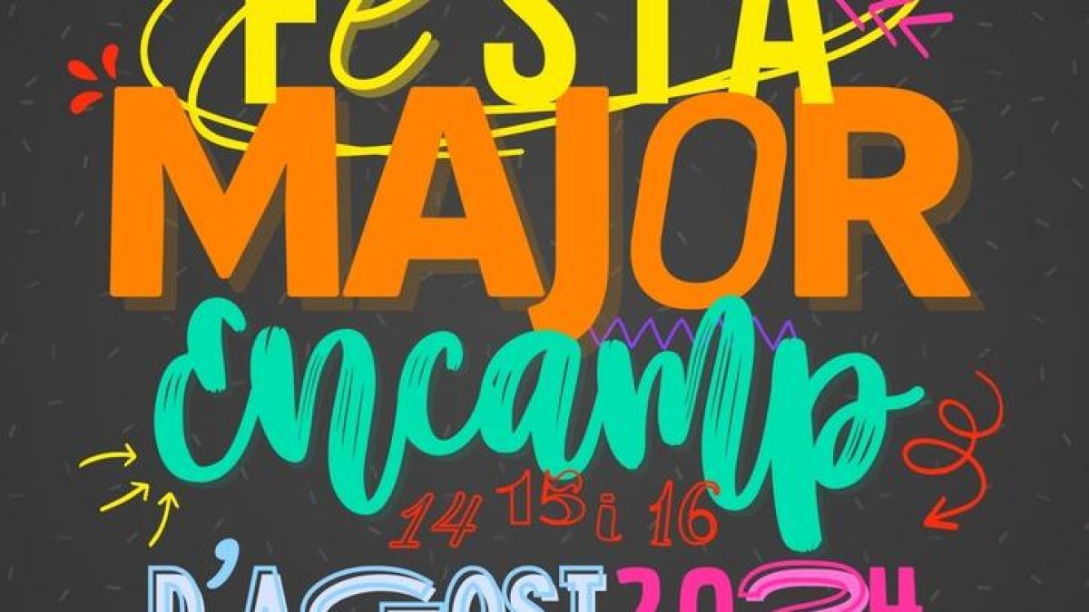 Cartell de la festa major d'Encamp
