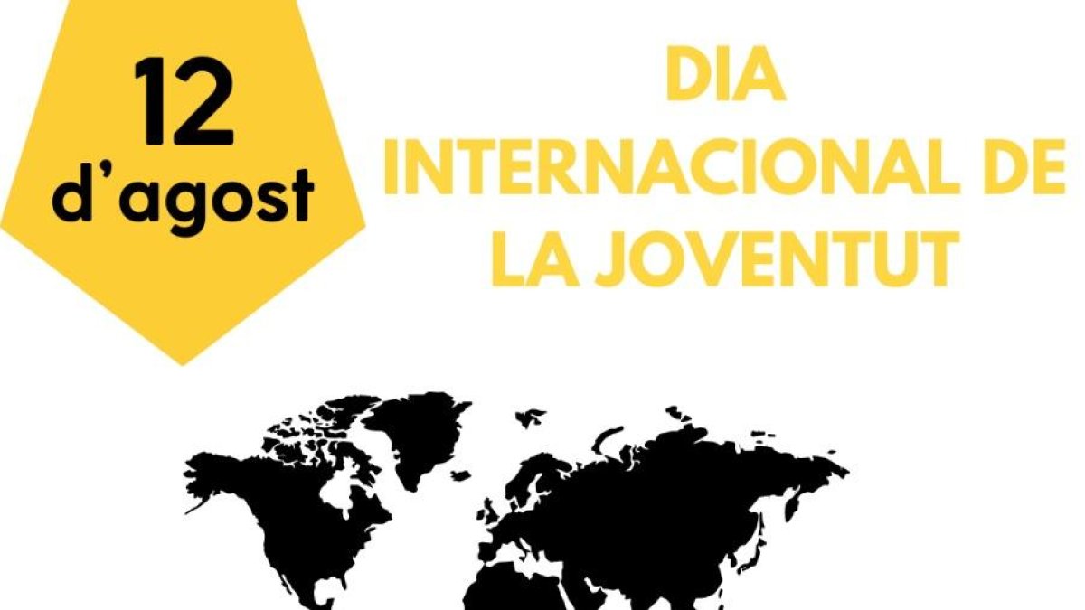 Cartell del dia internacional de la joventut