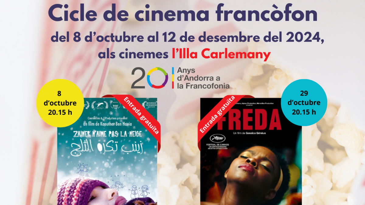 Cartell del cicle de cinema francòfon