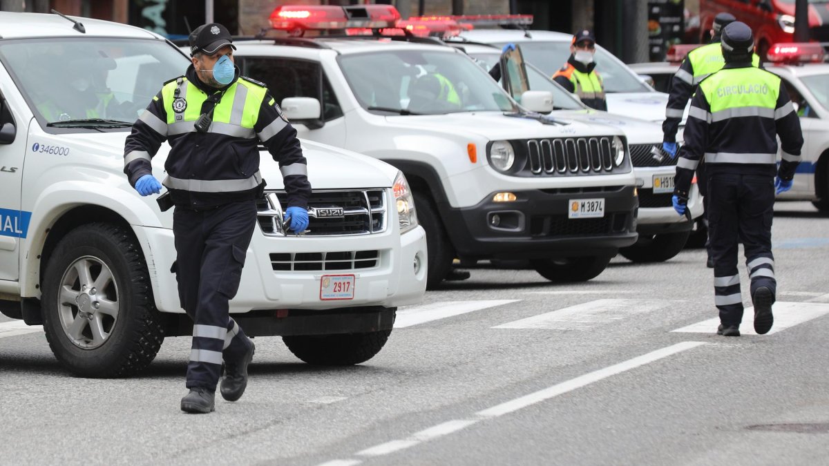 Agents de circulació de la Massana.