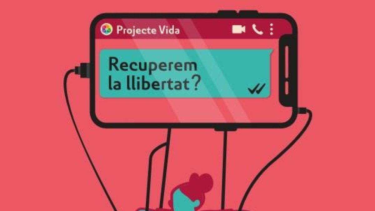 El cartell de la campanya de Projecte Vida 'Recuperem la llibertat'