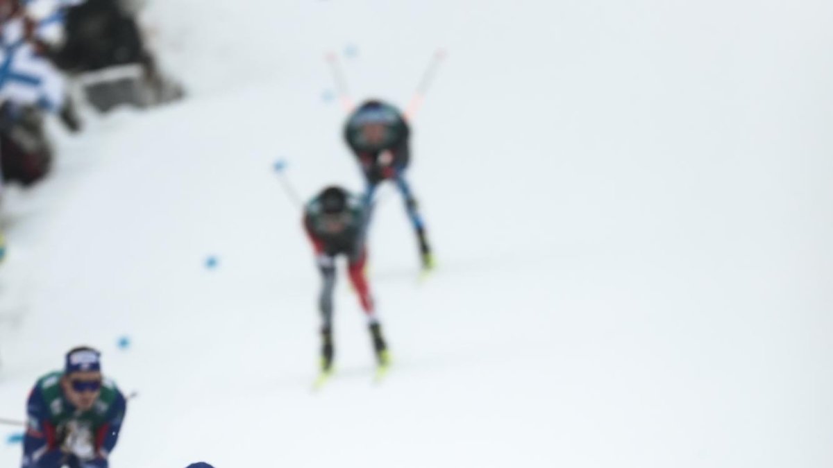 Irineu Esteve, durant la cursa celebrada a Ruka.