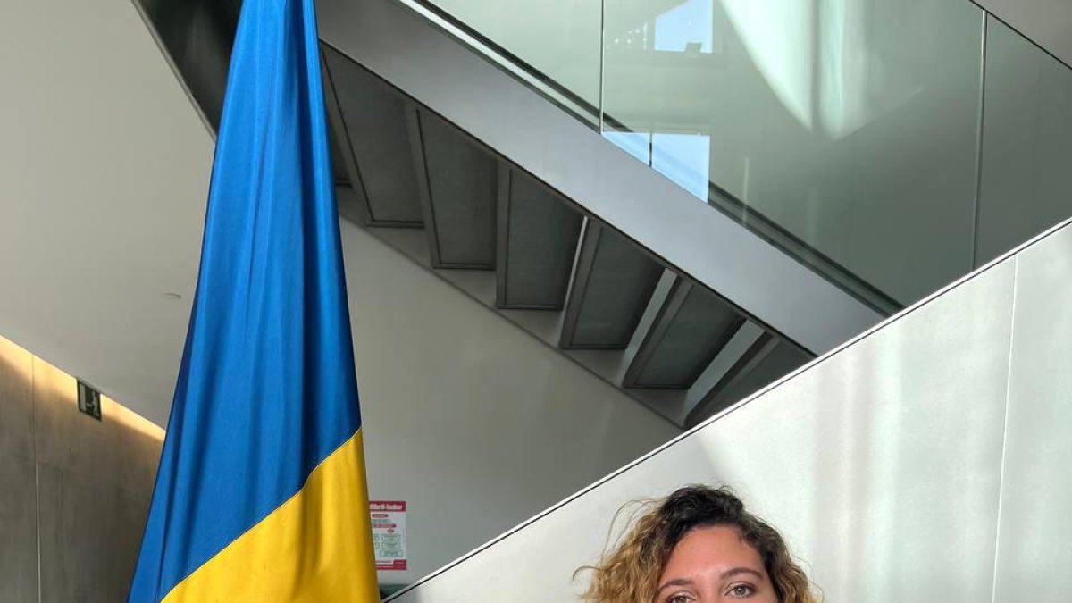 La presidenta del Fòrum de la Joventut, Lisa Cruz.