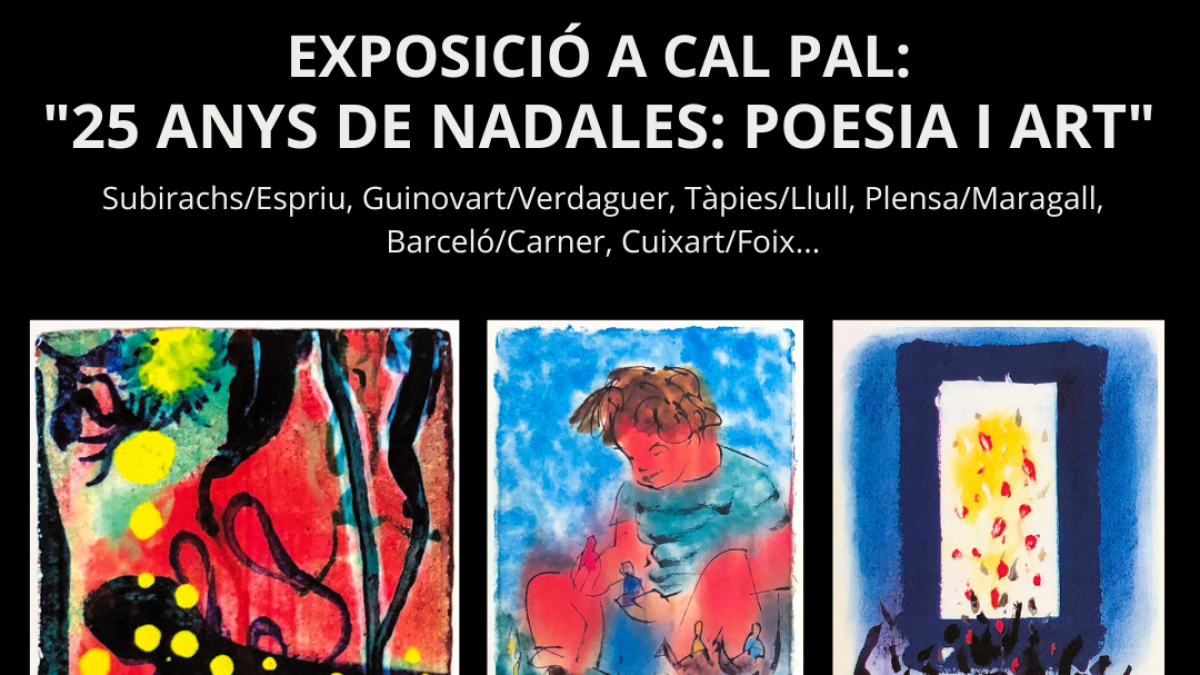 Cartell de l'exposició a Cal Pal