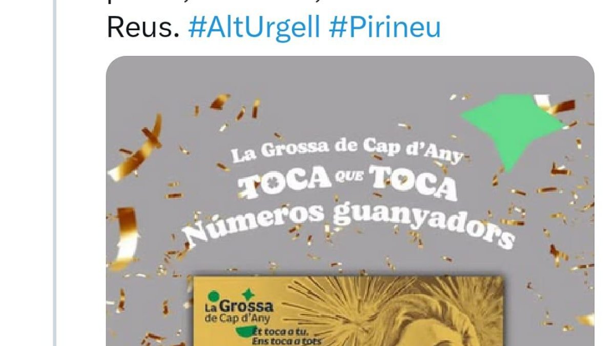 El número de la Grossa premiat a la Seu