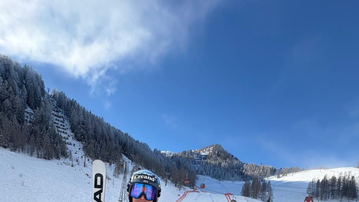 Cande Moreno, ahir a Zauchensee.